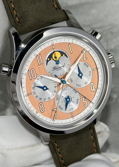 Habring² Perpetual-Doppel Salmon Dial & Additional Spare Blue Dial - Serial #2 (Pre-Owned)