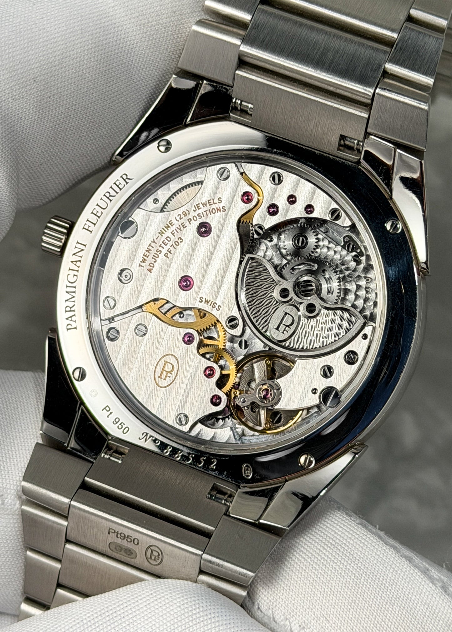 Parmigiani Fleurier Tonda PF Micro-Rotor Date, Platinum Case - Serial #88552 (Pre-Owned)