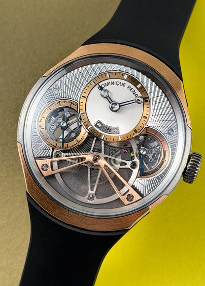 Dominique Renaud Pink Gold & Titanium "Pulse60" w/ Guilloché Dial (Pre-Owned)