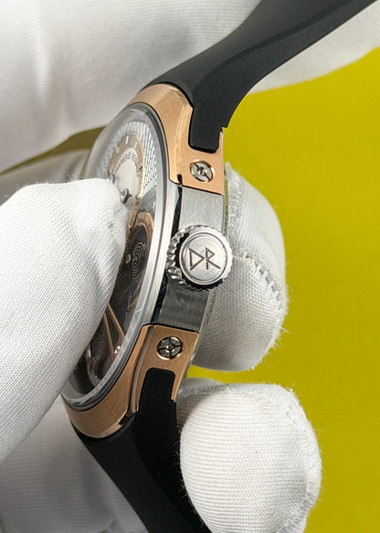 Dominique Renaud Pink Gold & Titanium "Pulse60" w/ Guilloché Dial (Pre-Owned)