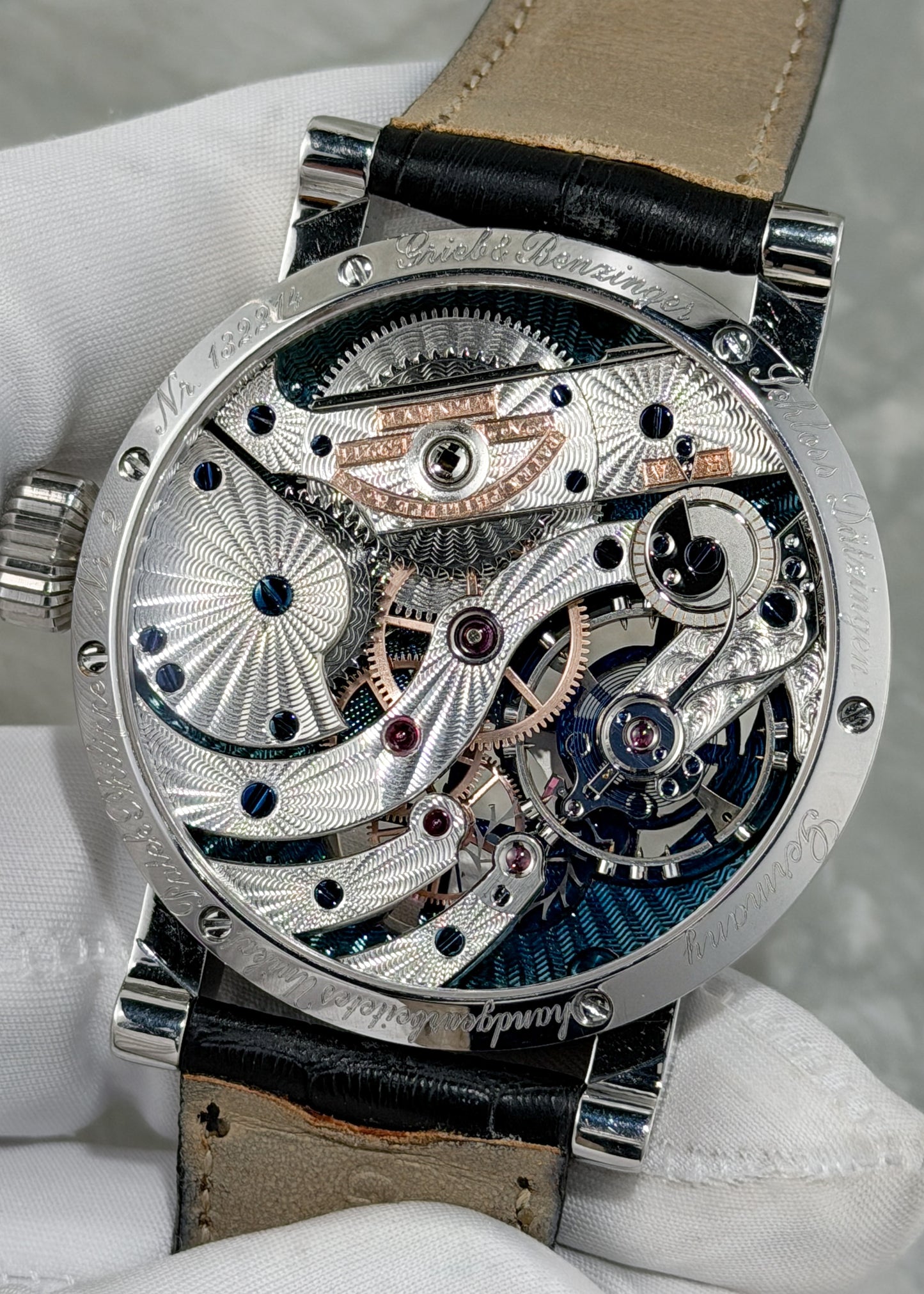 Grieb & Benzinger w/ Vintage Patek Philippe Pocket Watch Caliber - Serial #132214 (Pre-Owned)