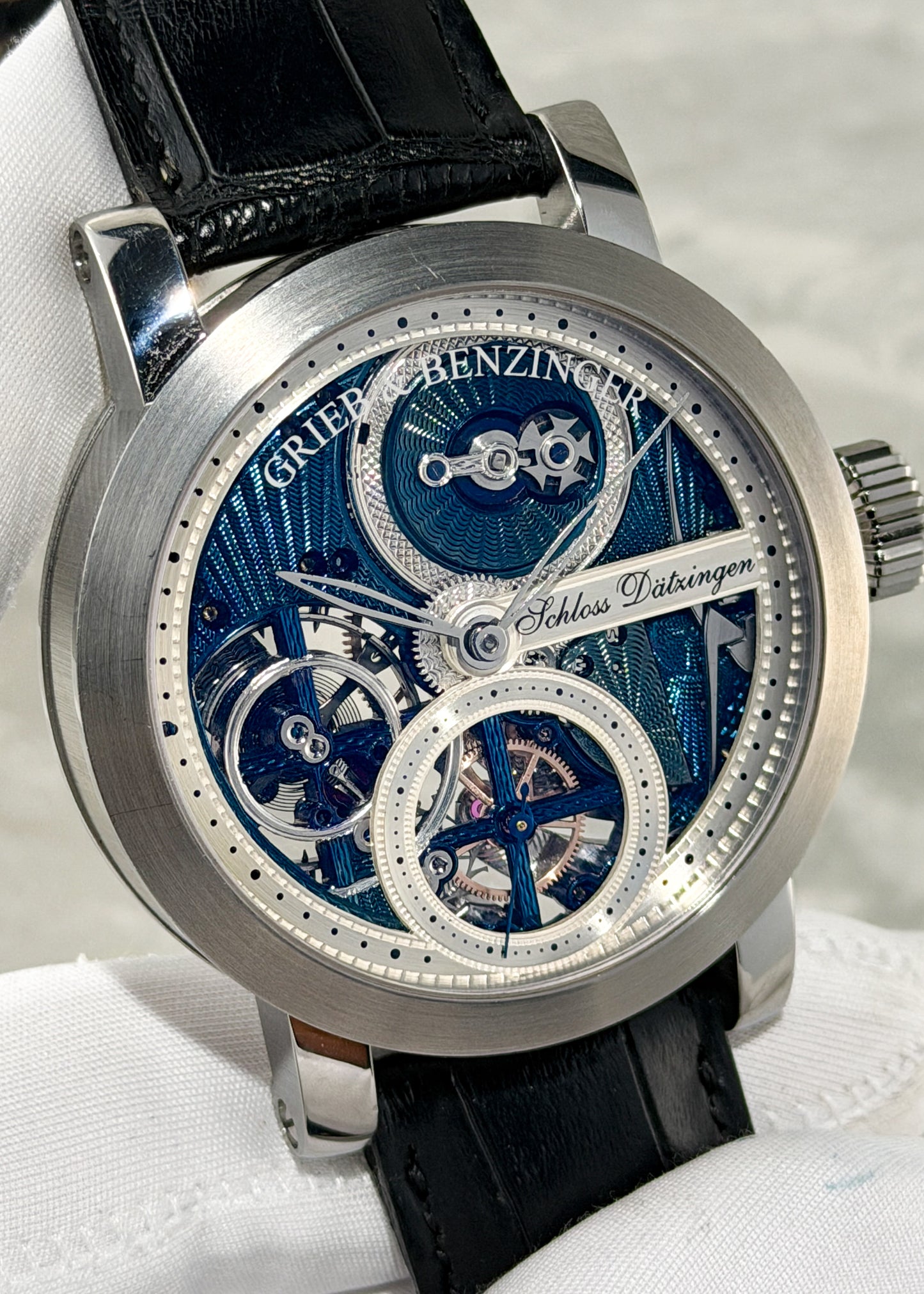 Grieb & Benzinger w/ Vintage Patek Philippe Pocket Watch Caliber - Serial #132214 (Pre-Owned)