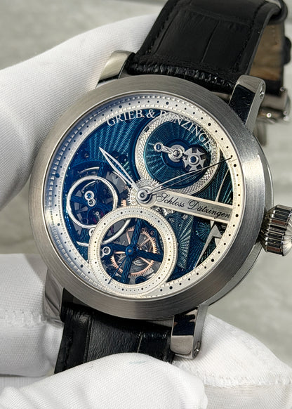 Grieb & Benzinger w/ Vintage Patek Philippe Pocket Watch Caliber - Serial #132214 (Pre-Owned)