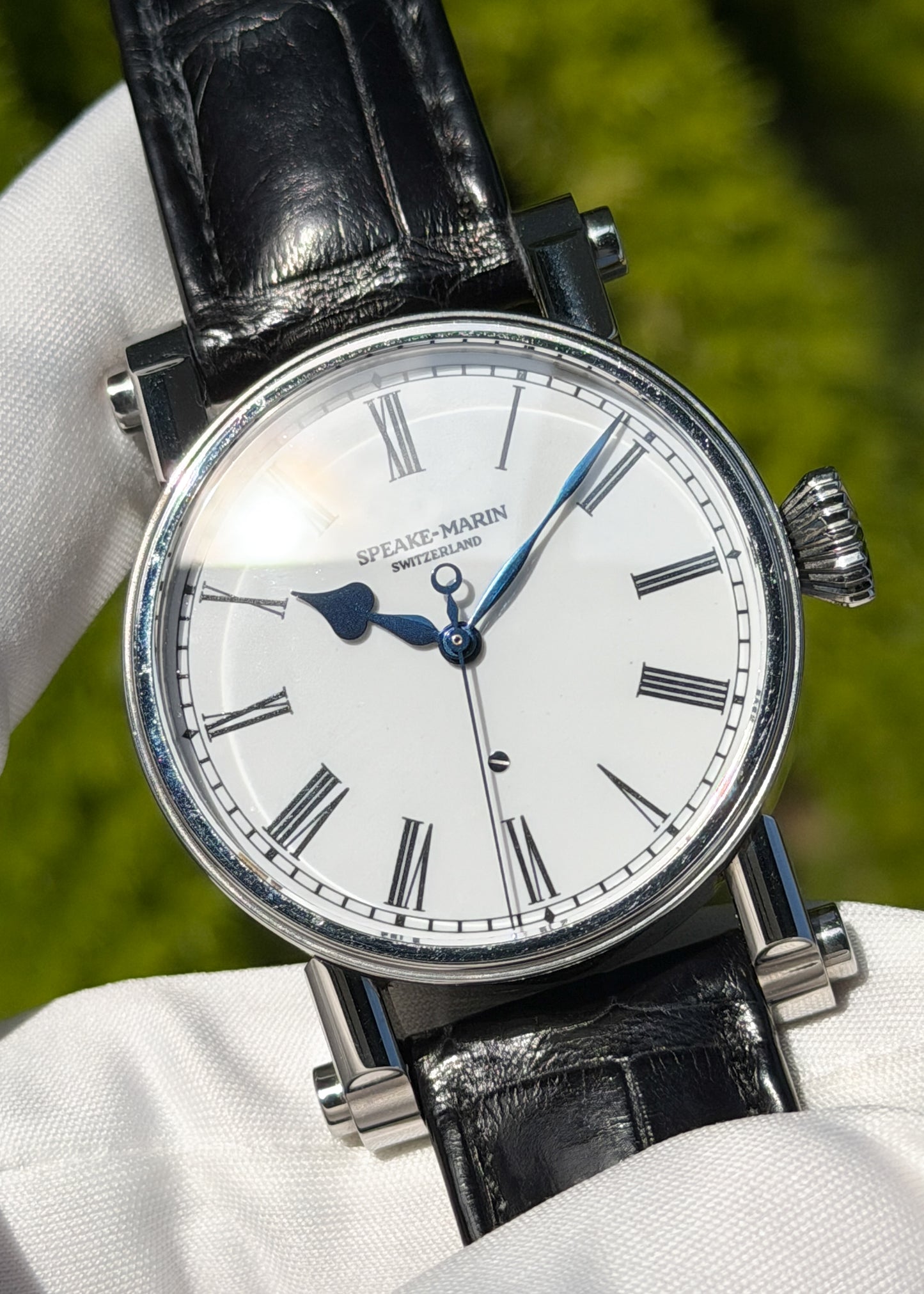 Speake-Marin Piccadilly Stainless Steel w/ Enamel Dial - Serial #27 (Pre-Owned)