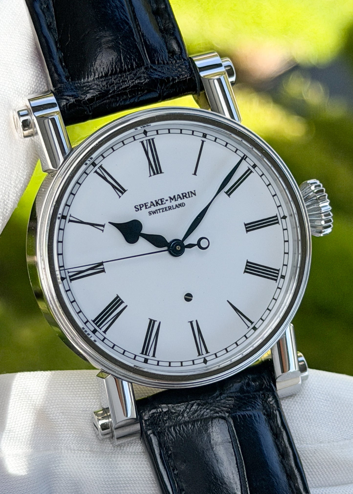 Speake-Marin Piccadilly Stainless Steel w/ Enamel Dial - Serial #27 (Pre-Owned)