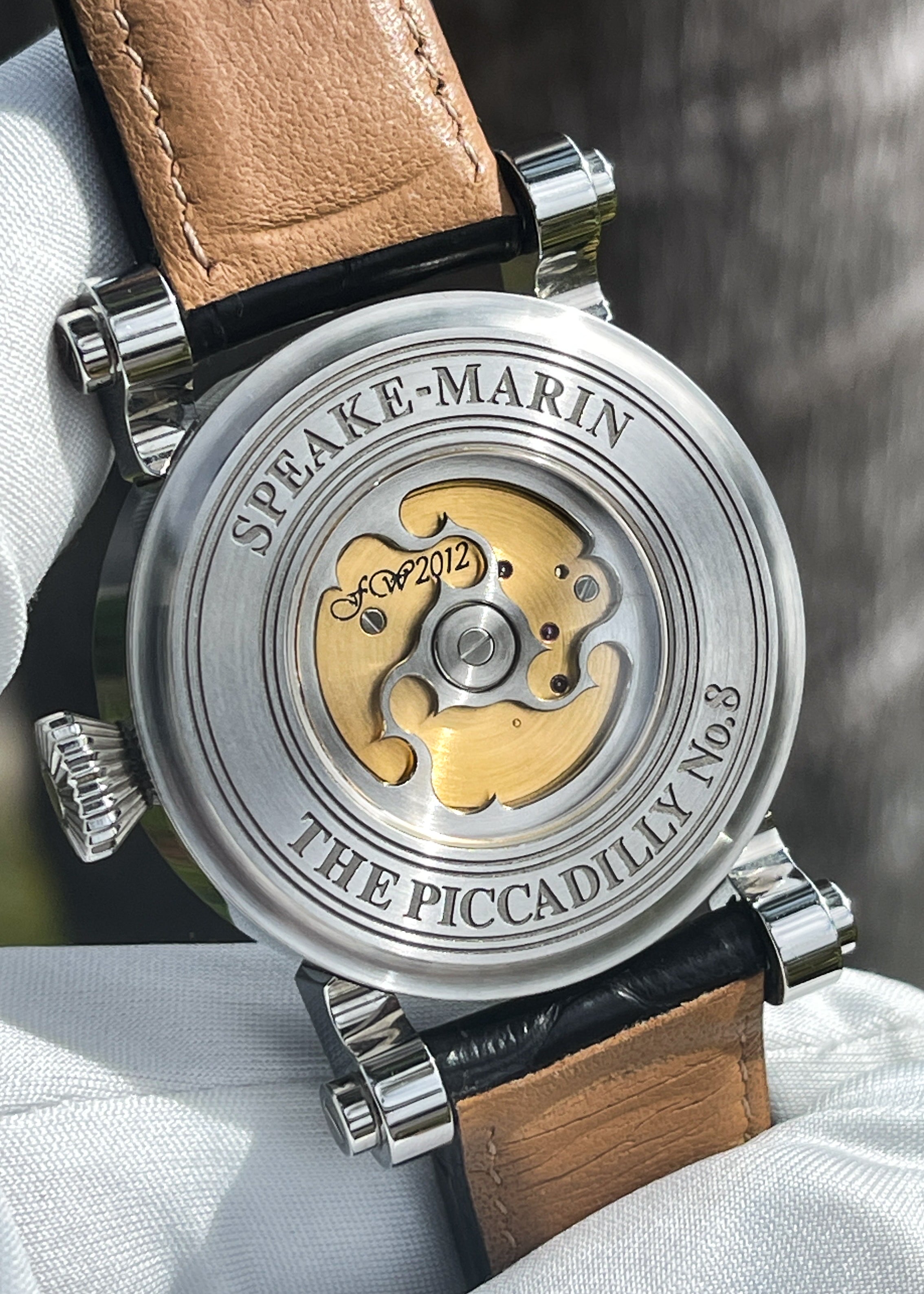 Speake Marin Piccadilly w Enamel Dial Serial 8 Pre Owned