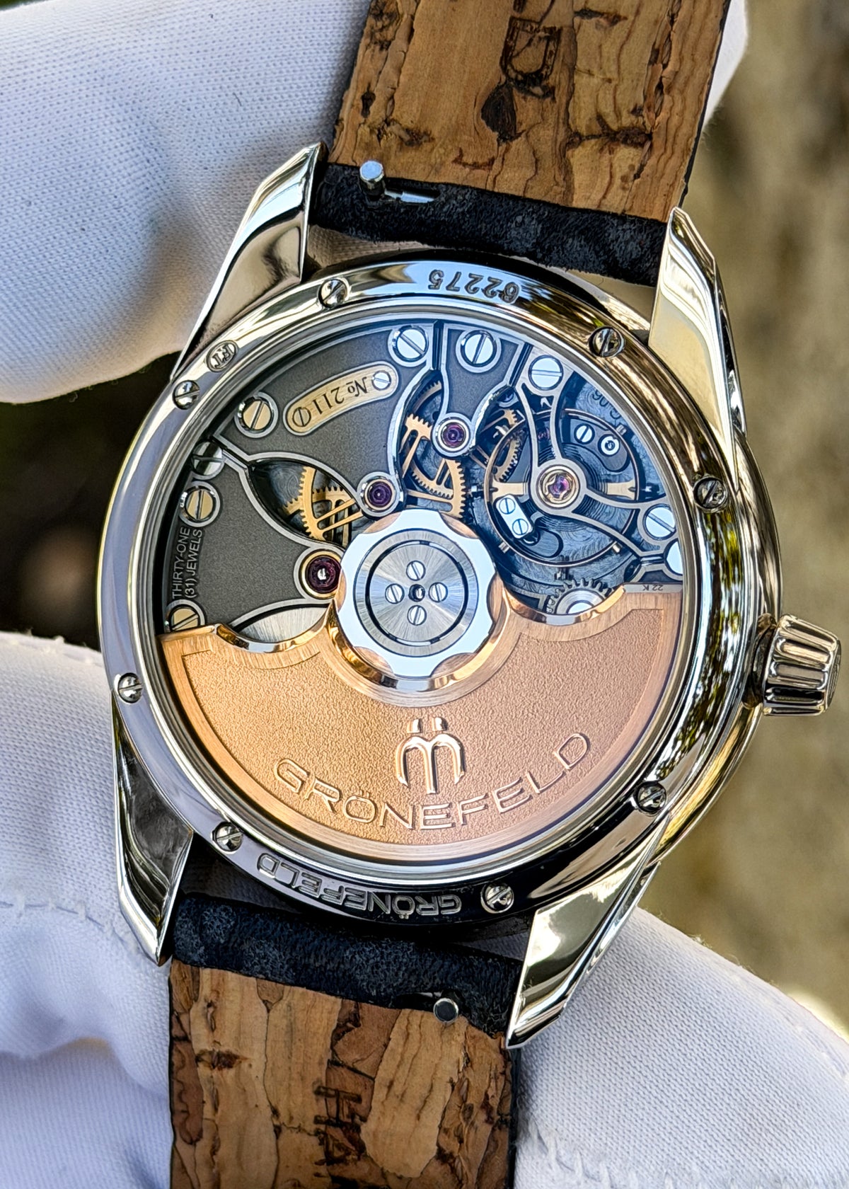 Grönefeld 1941 Principia Stainless Steel Salmon Dial - Serial #211 (Pre-Owned)