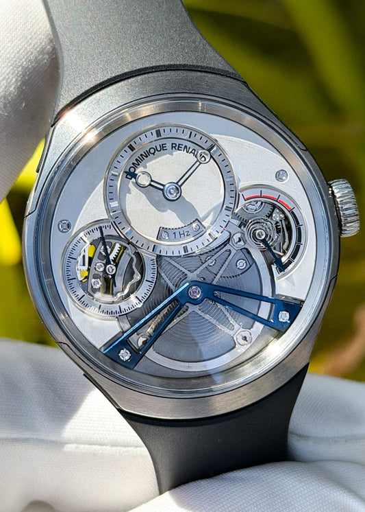 Dominique Renaud Titanium "Pulse60" w/ White Dial - Serial #01-610074 (Pre-Owned)