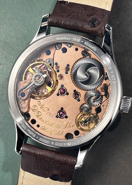 Dornblüth & Sohn Quintus 40.0 Klassik Salmon Engraved Dial PIECE UNIQUE - Serial #141 (Pre-Owned)
