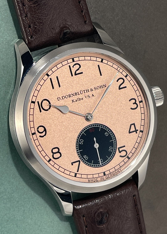 Dornblüth & Sohn Quintus 40.0 Klassik Salmon Engraved Dial PIECE UNIQUE - Serial #141 (Pre-Owned)