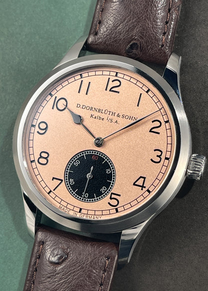 Dornblüth & Sohn Quintus 40.0 Klassik Salmon Engraved Dial PIECE UNIQUE - Serial #141 (Pre-Owned)