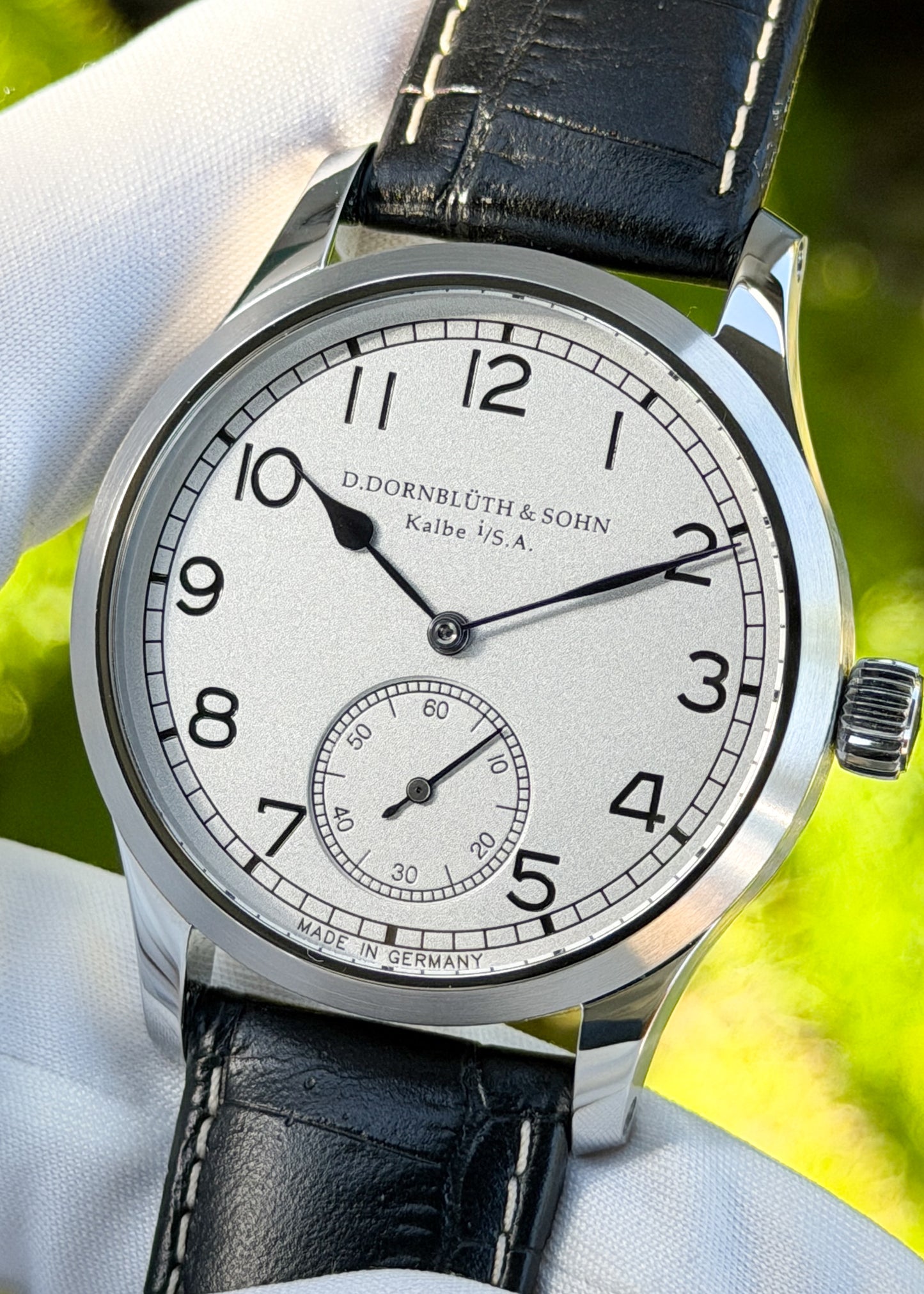 Dornblüth & Sohn Quintus 38.5 Klassik Engraved Dial - Serial #165 (Pre-Owned)