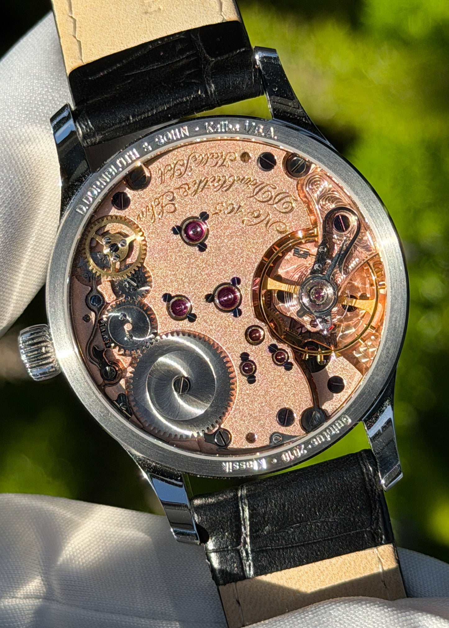 Dornblüth & Sohn Quintus 38.5 Klassik Engraved Dial - Serial #165 (Pre-Owned)