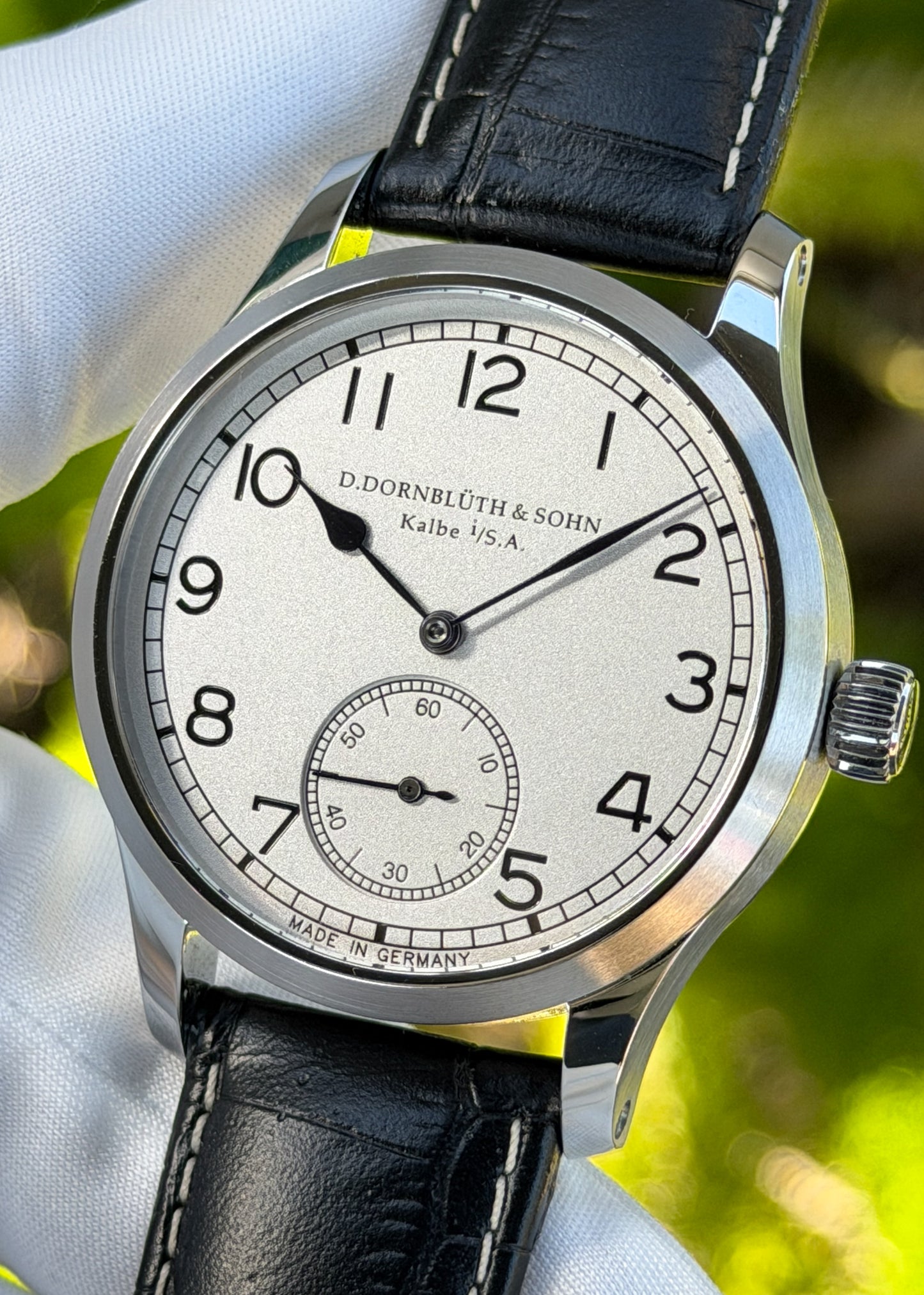 Dornblüth & Sohn Quintus 38.5 Klassik Engraved Dial - Serial #165 (Pre-Owned)