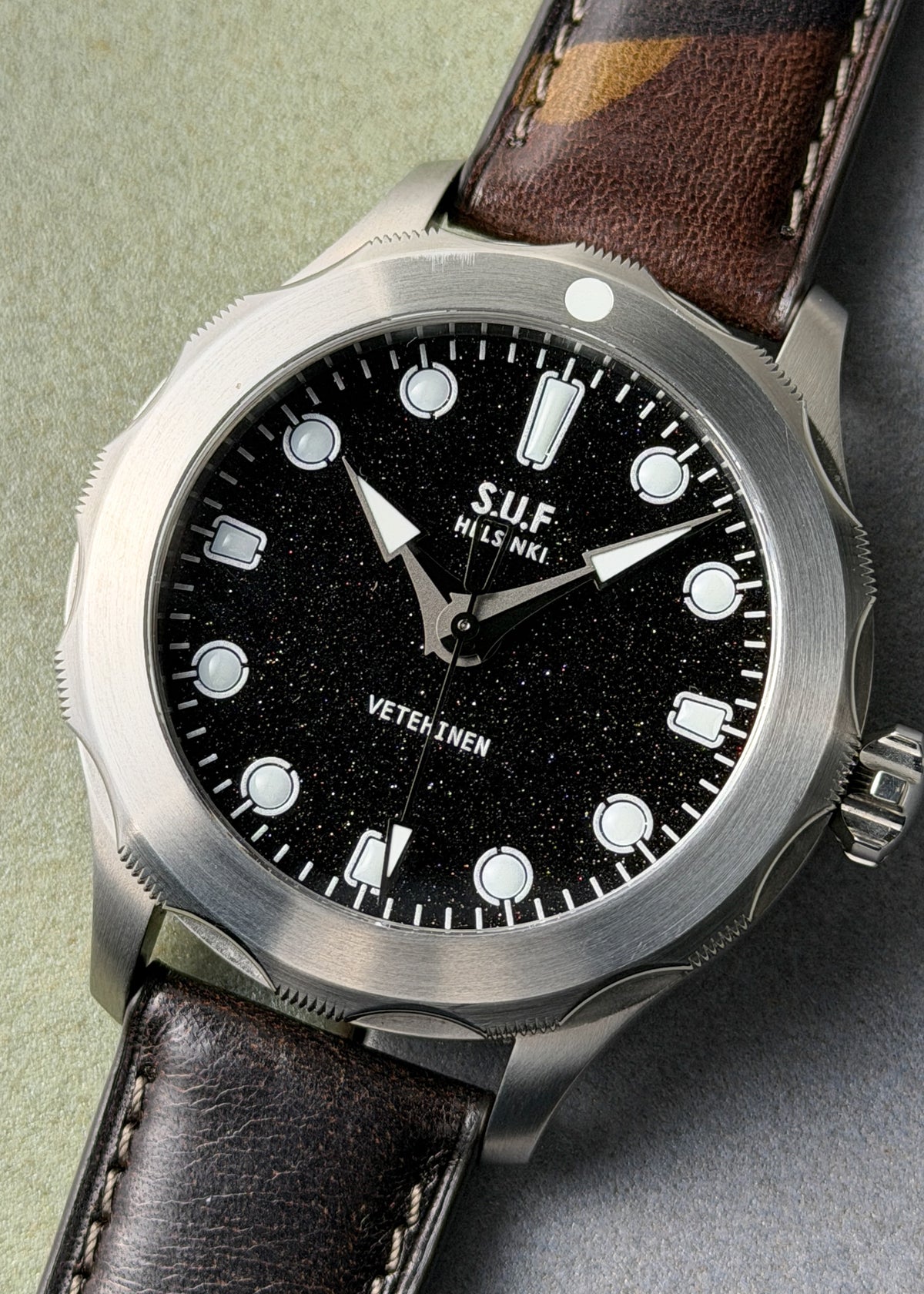 S.U.F Helsinki "Vetehinen Aventurine" Stainless Steel - Serial #8/12 (Pre-Owned)