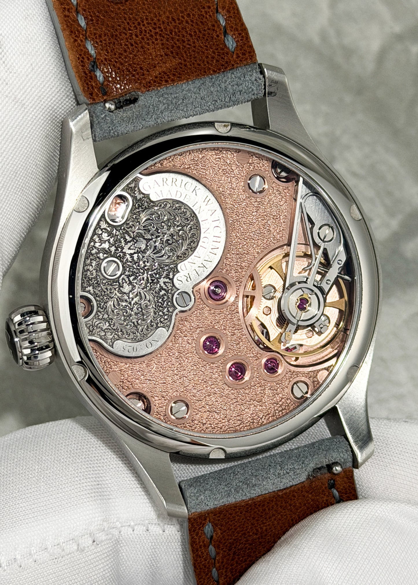 Garrick S6 w/ Blue Engine Turned Dial - Serial #025 (Pre-Owned)