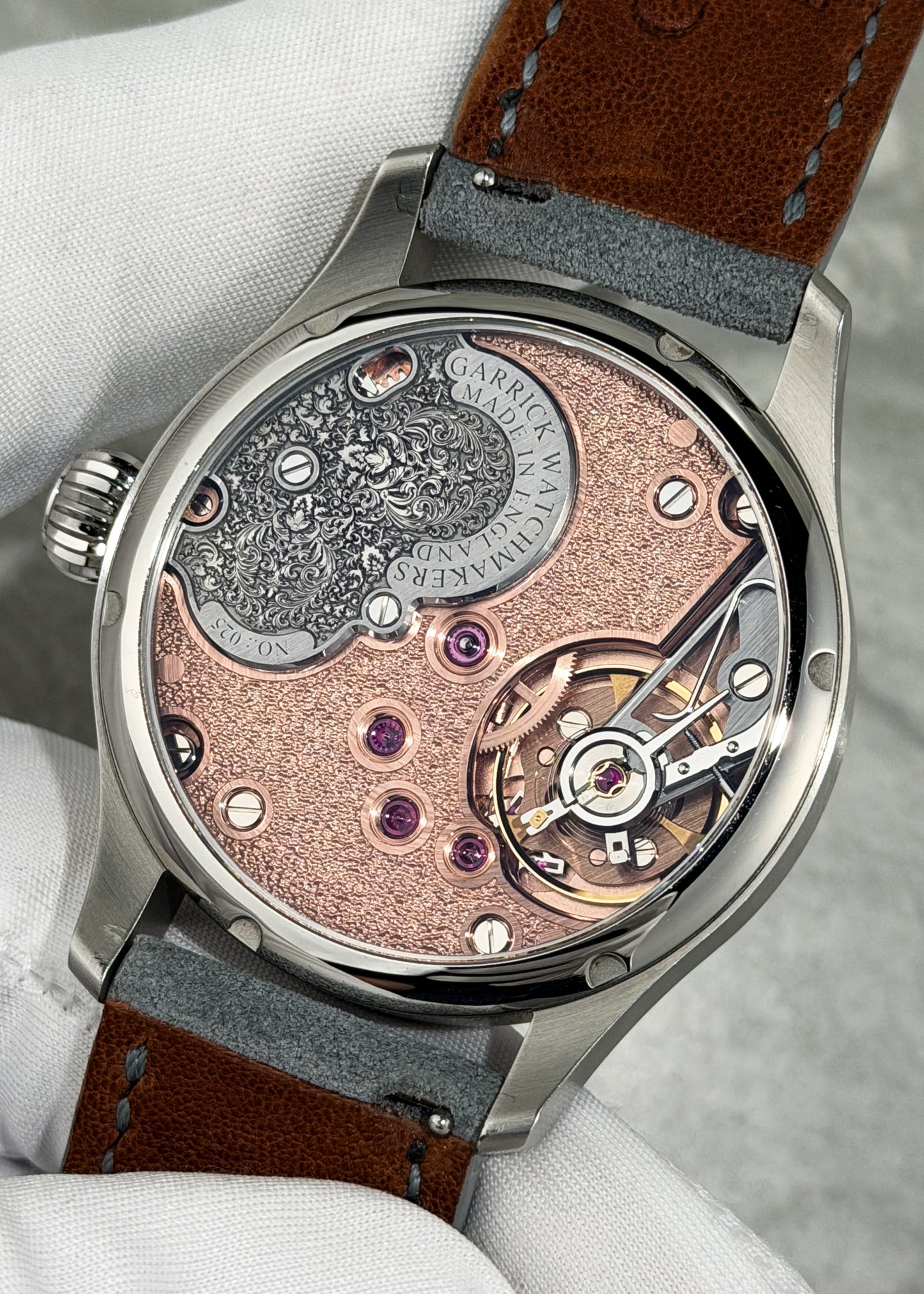 Garrick S6 w/ Blue Engine Turned Dial - Serial #025 (Pre-Owned)