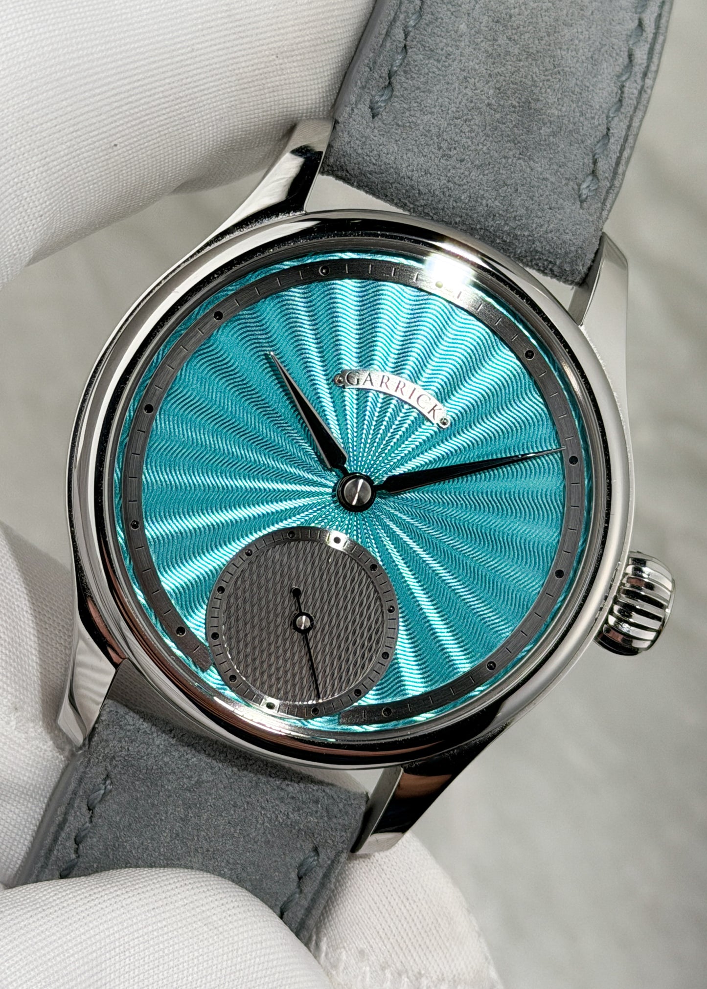 Garrick S6 w/ Blue Engine Turned Dial - Serial #025 (Pre-Owned)