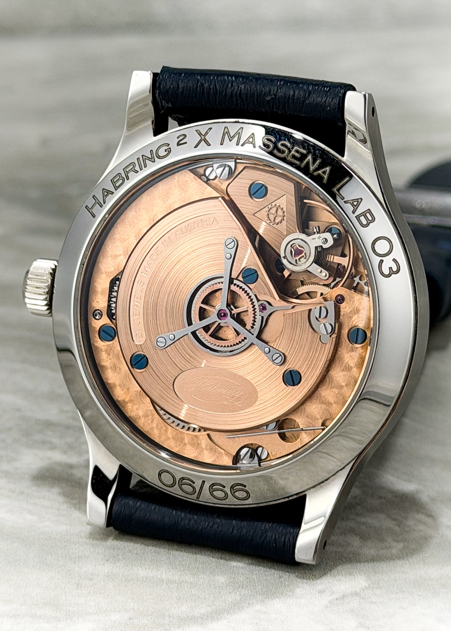 Habring² Erwin LAB03 w/ J.N. Shapiro Guilloché Dial - Serial #6/66 (Pre-Owned)