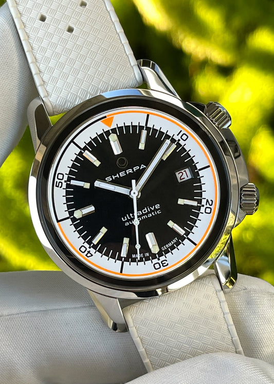 Sherpa "Ultradive" 40mm Stainless Steel Case w/ Tropic Strap - Serial #46 (IN STOCK)