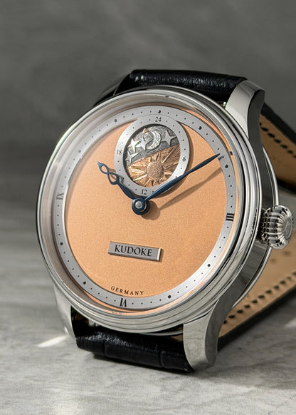 KUDOKE "Kudoke 2" Stainless Steel w/ Salmon Dial (Pre-Order)