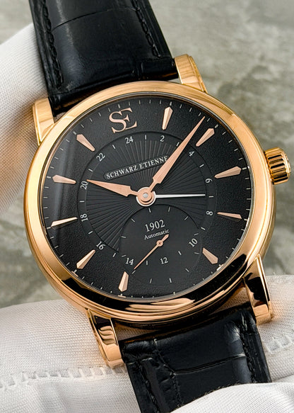 Schwartz Etienne 18K Red Gold Roma GMT - Serial #AB0881 (Pre-Owned)