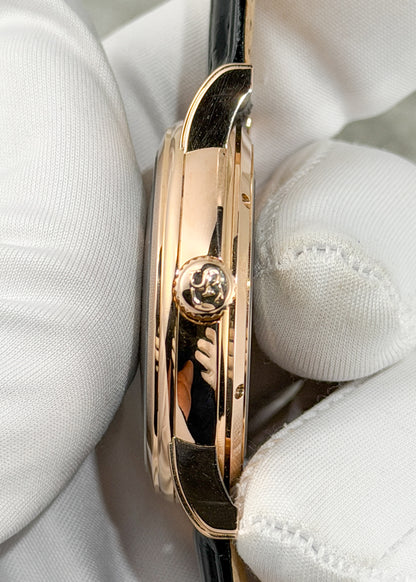 Schwartz Etienne 18K Red Gold Roma GMT - Serial #AB0881 (Pre-Owned)