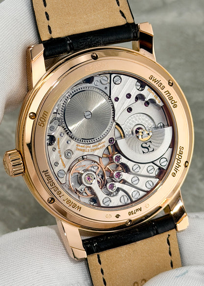 Schwartz Etienne 18K Red Gold Roma GMT - Serial #AB0881 (Pre-Owned)