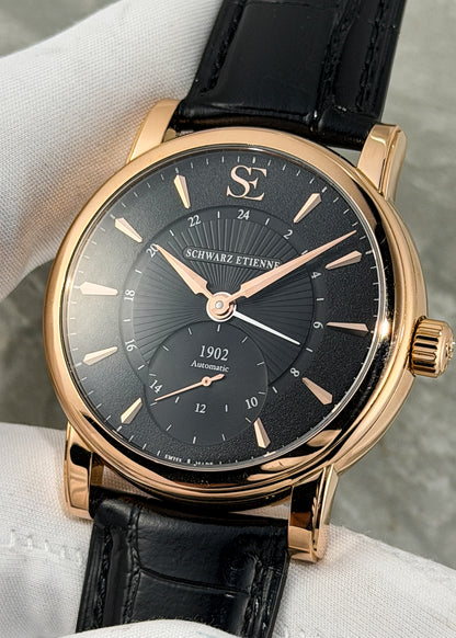 Schwartz Etienne 18K Red Gold Roma GMT - Serial #AB0881 (Pre-Owned)
