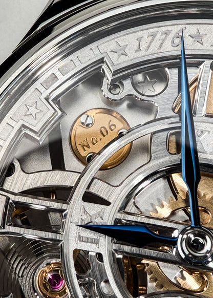 1776 Atelier "Montpelier" Stainless Steel w/ Alligator Strap - Serial #6