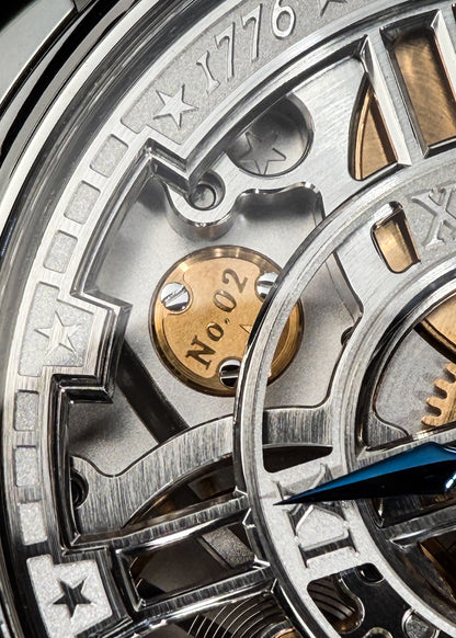 1776 Atelier "Montpelier" Stainless Steel w/ Alligator Strap - Serial #2