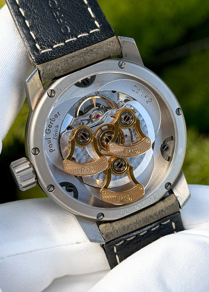 Paul Gerber Model 42 Pilot w/ Additional Synchron Dial & Hands - Serial #92 (Pre-Owned)