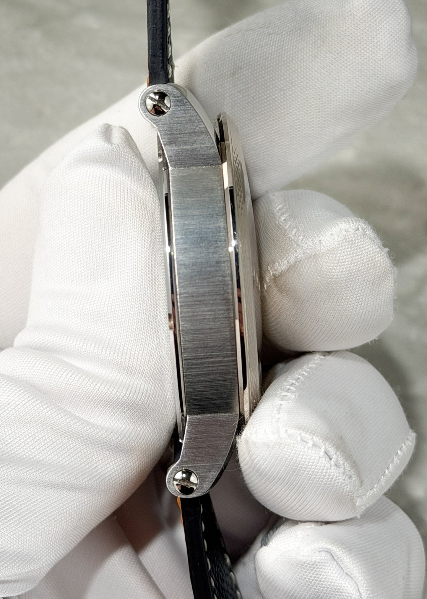 Benzinger Subskription 3, Stainless Steel case w/ White Gold Guilloché Bezel (Pre-Owned)