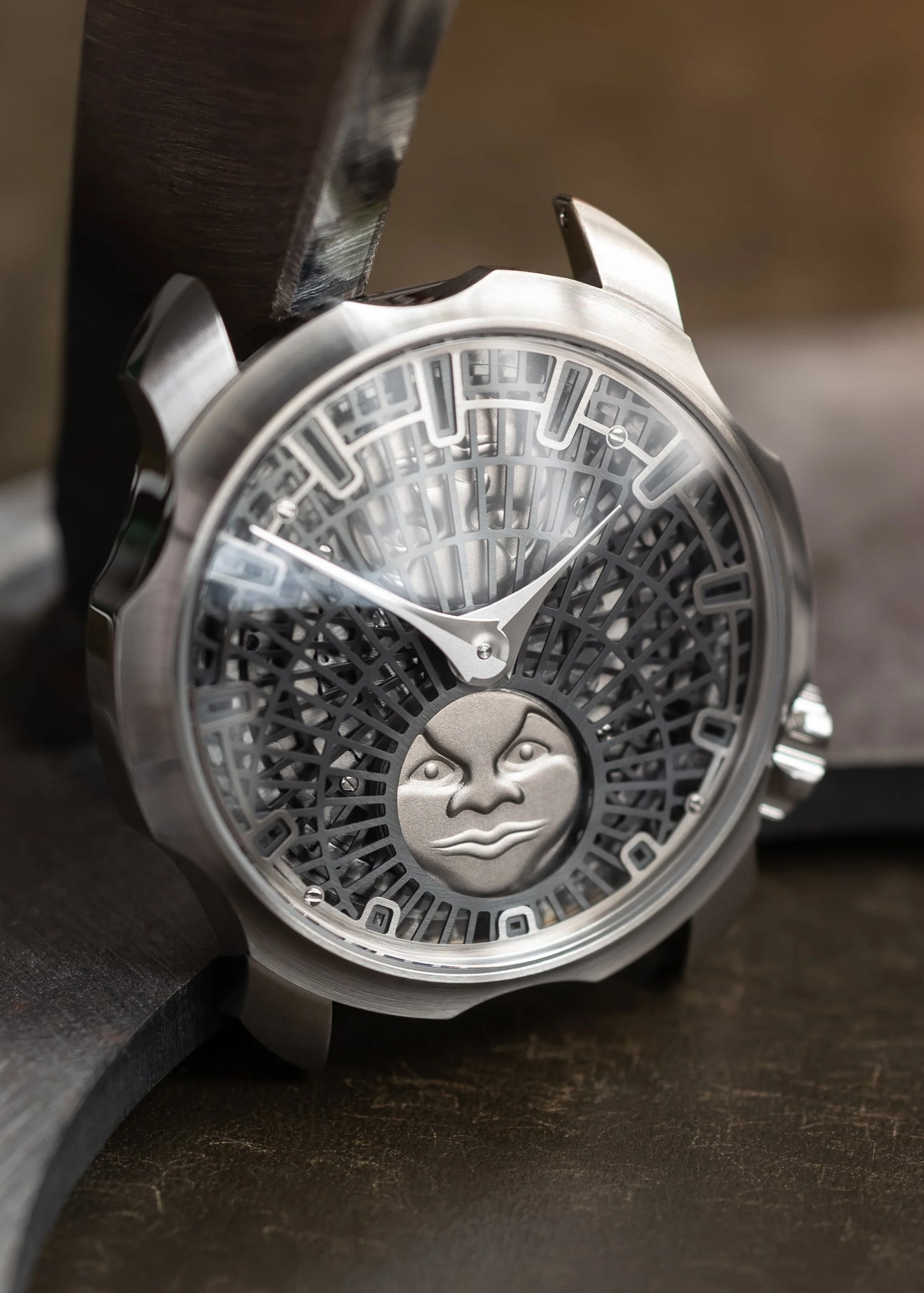 SARPANEVA "Supermoon" with Stainless Steel Moonbridge Bracelet - 12 Piece Special Edition (Pre-Order)