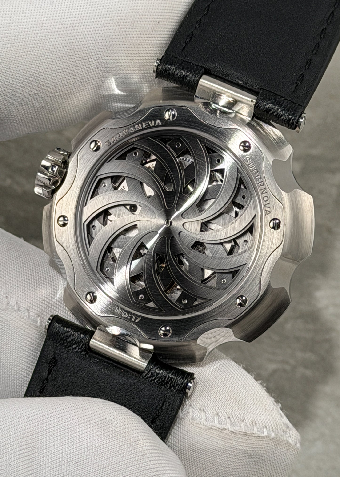 SARPANEVA "Supernova" with Tiger Iron Stone Dial - Serial #17 (IN STOCK)