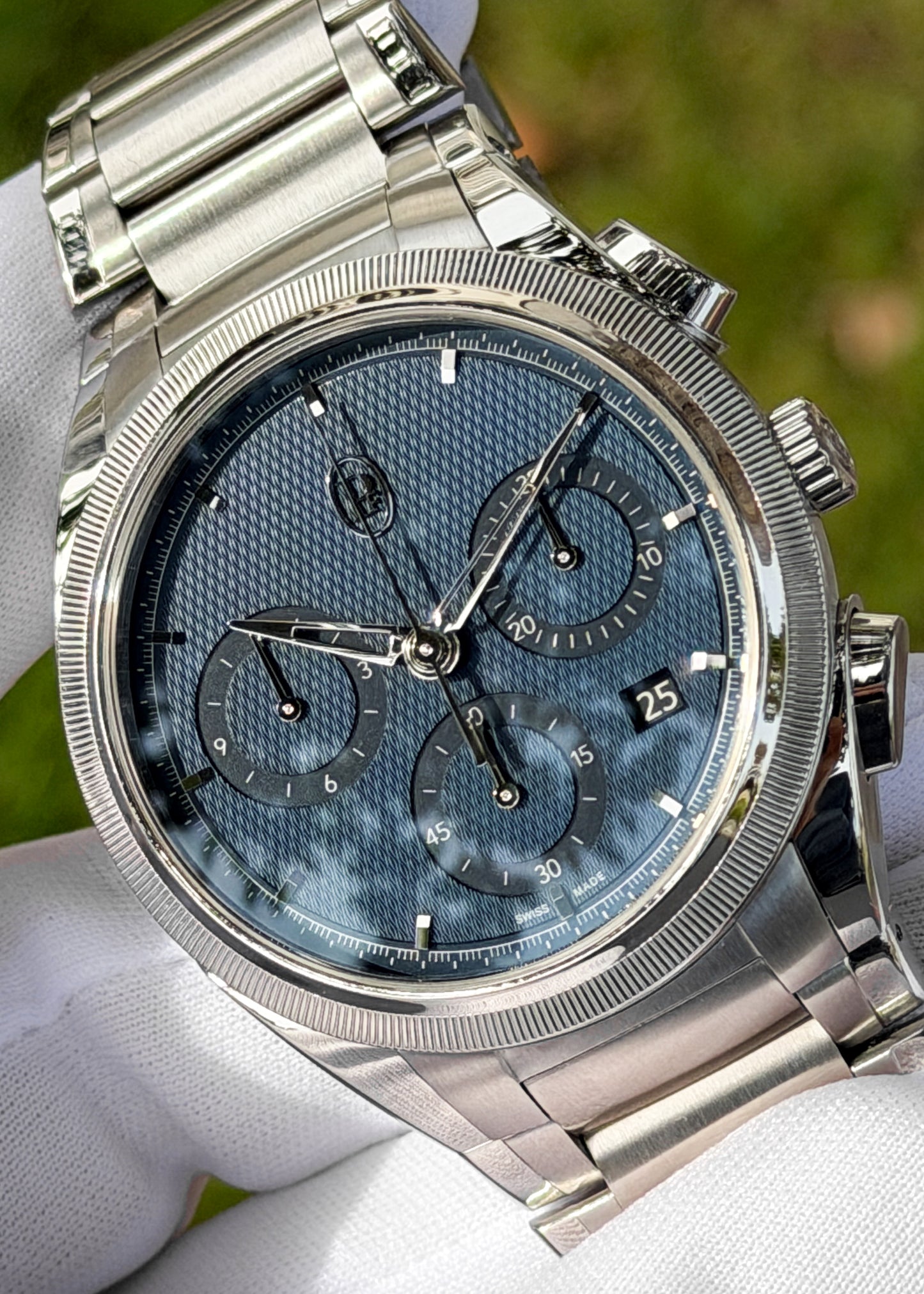 Parmigiani Fleurier Tonda PF Stainless Steel and Platinum Chronograph - Serial #81250 (Pre-Owned)