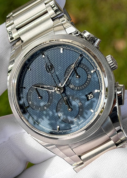 Parmigiani Fleurier Tonda PF Stainless Steel and Platinum Chronograph - Serial #81250 (Pre-Owned)