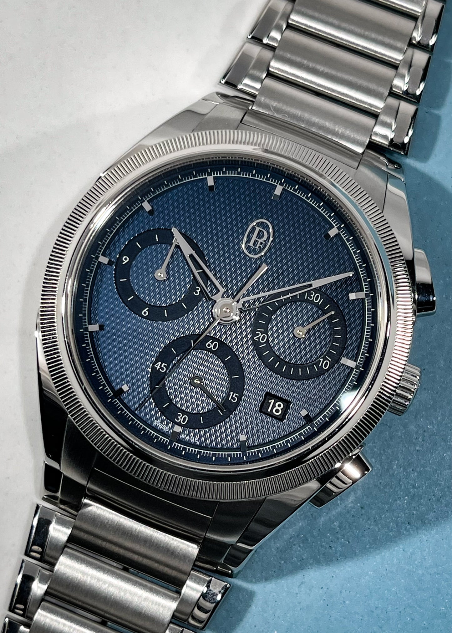 Parmigiani Fleurier Tonda PF Stainless Steel and Platinum Chronograph - Serial #81250 (Pre-Owned)