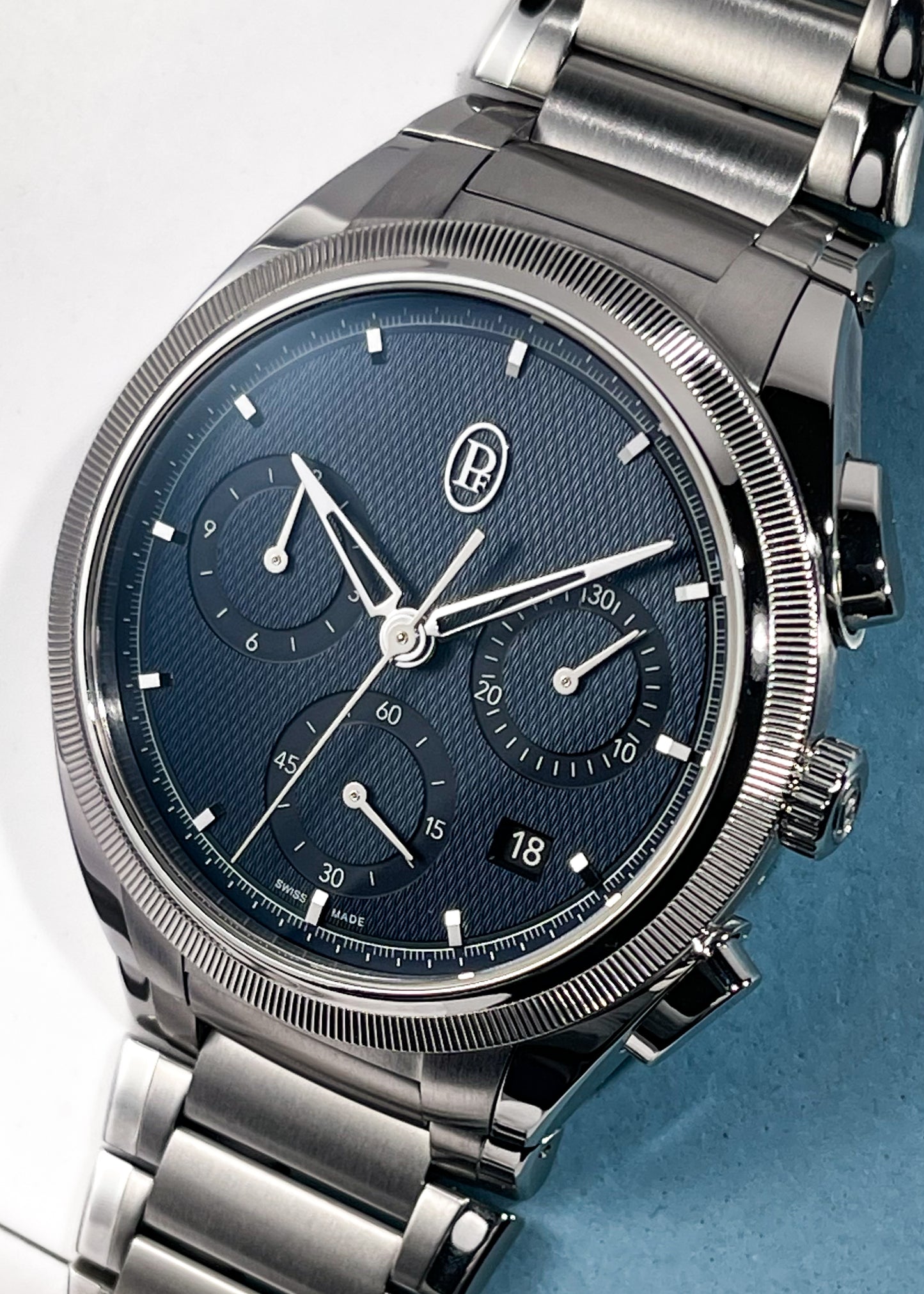 Parmigiani Fleurier Tonda PF Stainless Steel and Platinum Chronograph - Serial #81250 (Pre-Owned)