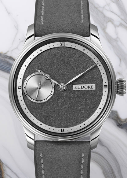 KUDOKE "Kudoke 1" Stainless Steel w/ Dark Rhodium Tremblage Dial (Pre-Order)