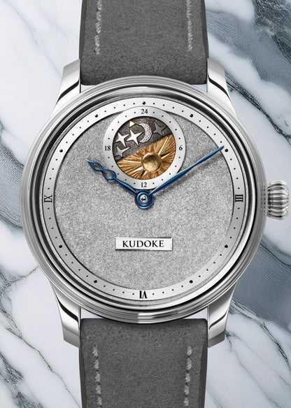 KUDOKE "Kudoke 2" Stainless Steel w/ White Rhodium Tremblage Dial (Arriving June 2026)