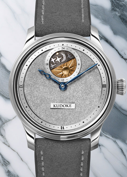 KUDOKE "Kudoke 2" Stainless Steel w/ White Rhodium Tremblage Dial (Arriving June 2026)