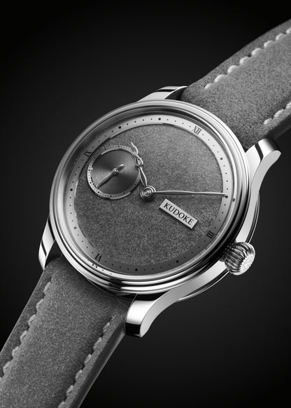 KUDOKE "Kudoke 1" Stainless Steel w/ Dark Rhodium Tremblage Dial (Pre-Order)