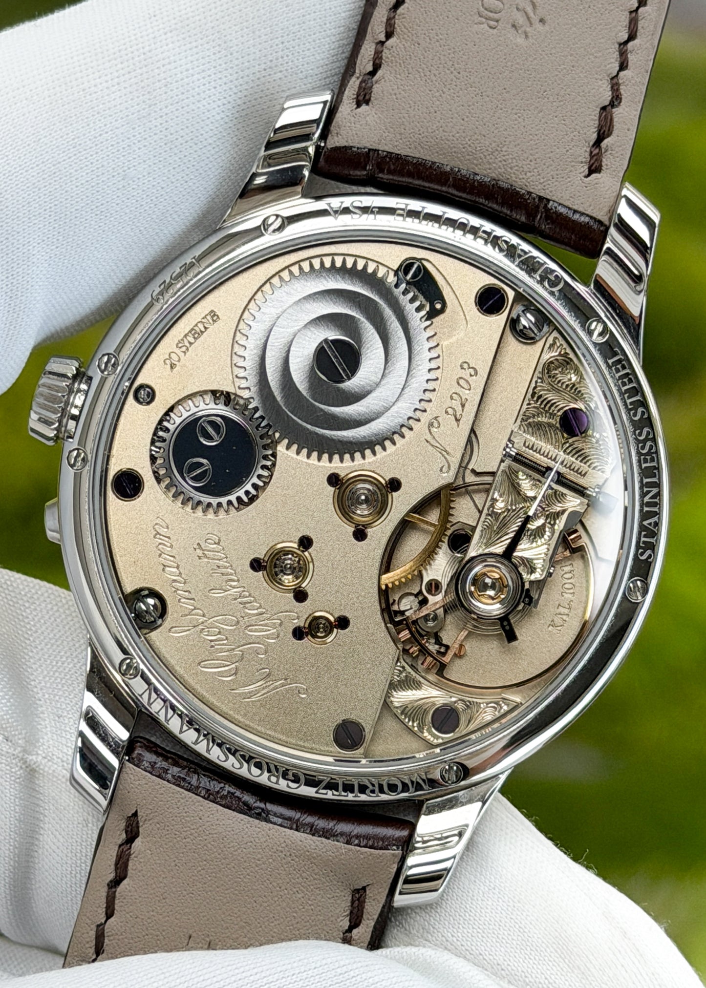 Moritz Grossmann Tremblage Stainless Steel - Serial# 12529 (Pre-Owned)