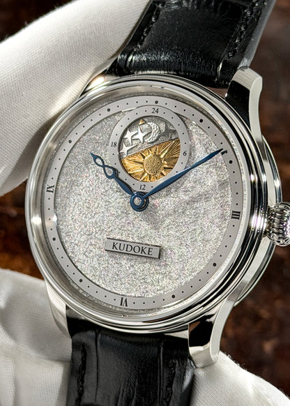 KUDOKE "Kudoke 2" Stainless Steel w/ White Rhodium Tremblage Dial (ARRIVING MARCH 2027)