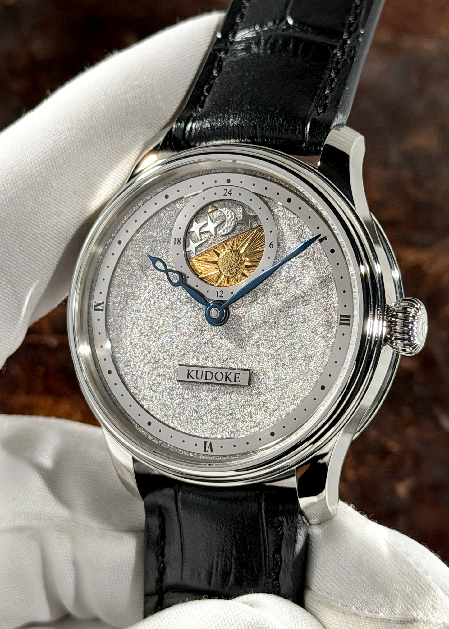 KUDOKE "Kudoke 2" Stainless Steel w/ White Rhodium Tremblage Dial (ARRIVING MARCH 2027)