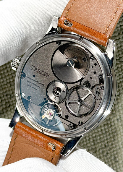 Trilobe Nuit Fantastique Stainless Steel w/ Grained Silver Dial - Serial #538522261 (Pre-Owned)