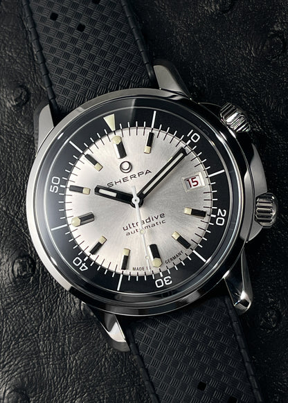 Sherpa Ultradive with Silver and Black "Tuxedo" Dial (ARRIVING SEPTEMBER 2025)