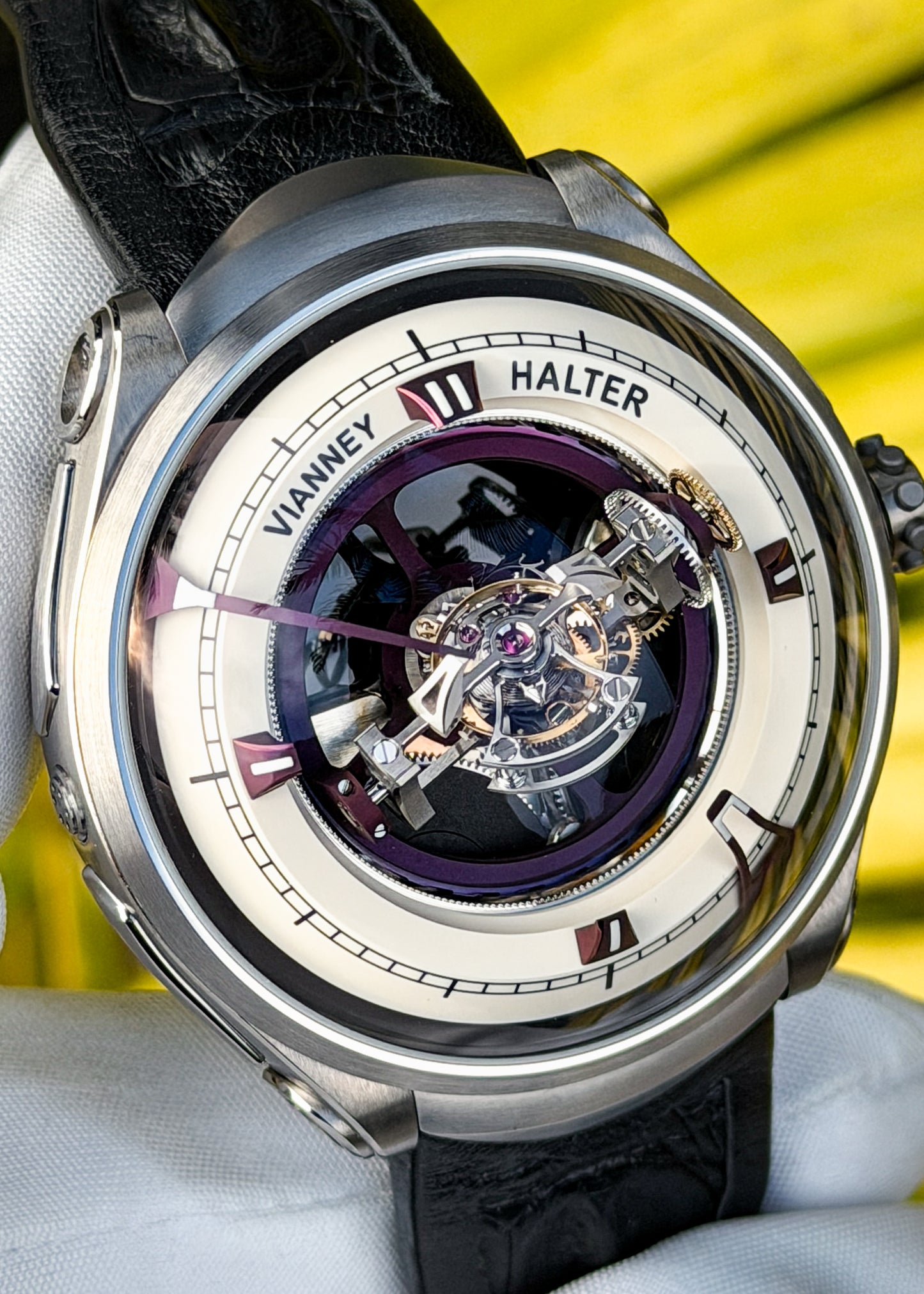 Vianney Halter Deep Space Tourbillon w/ Purpled Hands and Indices - Serial #97 (Pre-Owned)