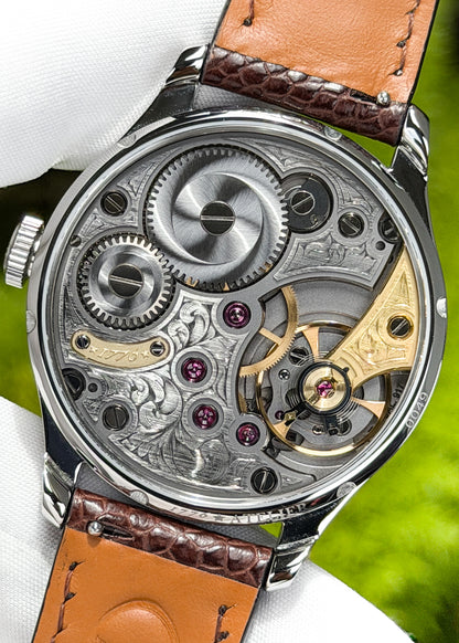 1776 Atelier "Mount Vernon Meteorite" w/ Federal Scroll Engraved Bridges - Serial #49 (IN STOCK)